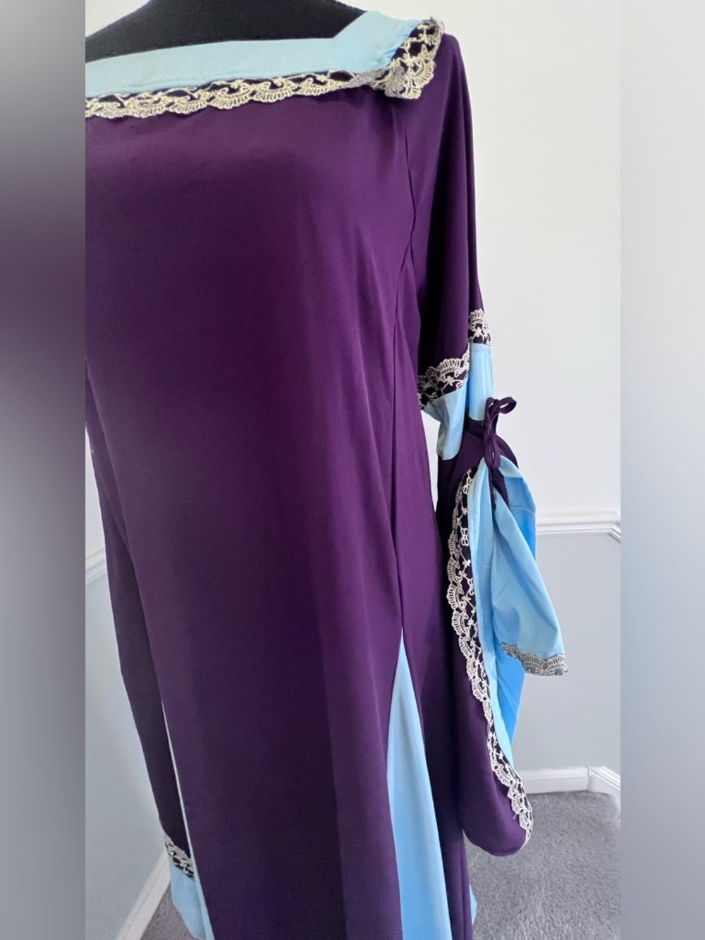 Purple & Light Blue Ren Fair Dress - Picture 6 of 8